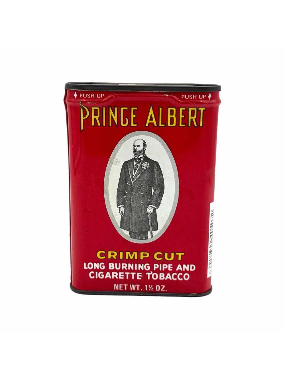 Vintage Prince Albert Crimp Cut Pocket Tobacco Tin – Pipe – Cigarette – Tobacco